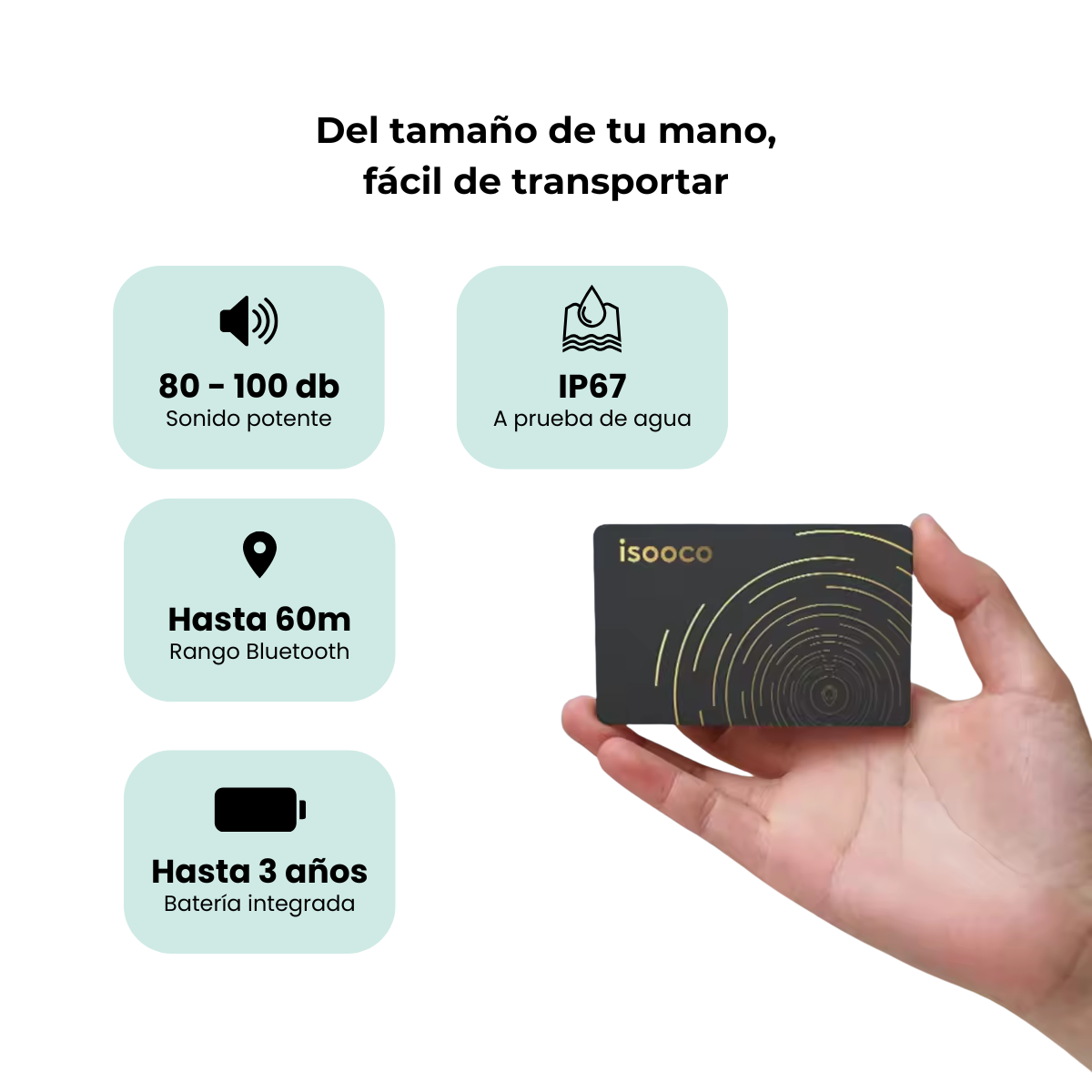 Tarjeta Localizadora Compatible Con iOS Find My