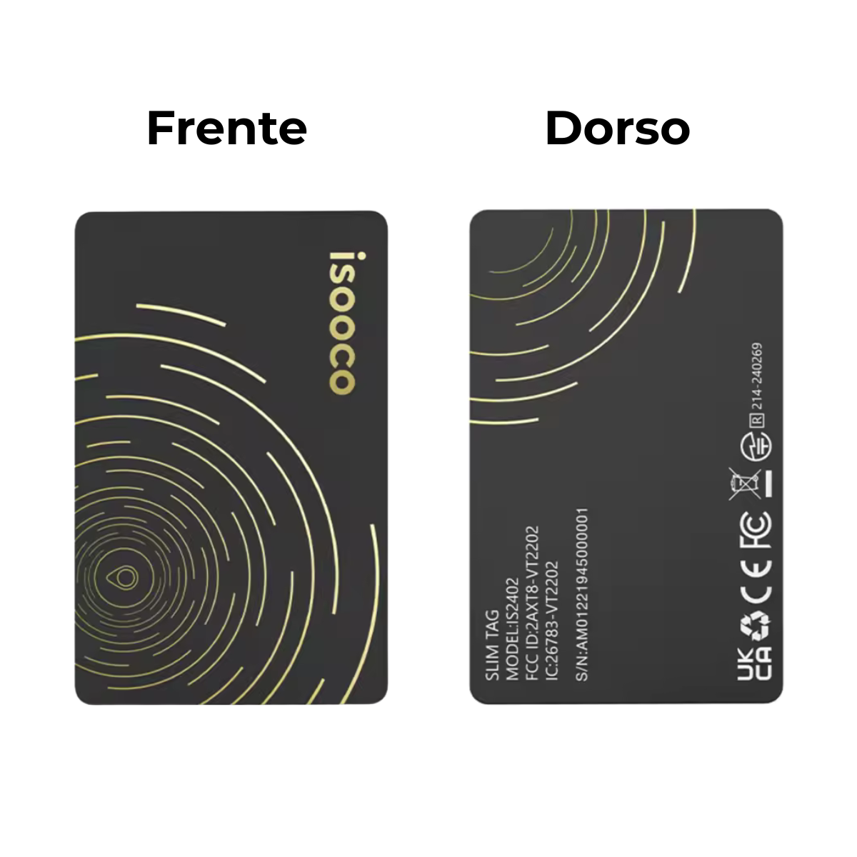 Tarjeta Localizadora Compatible Con iOS Find My