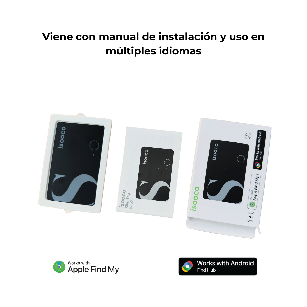 Tarjeta Localizadora Premium Bluetooth Gps Rastreadora compatible con iOS y Android
