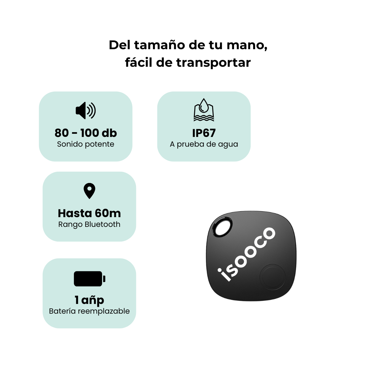 Tag Localizador Premium Bluetooth Gps Rastreador compatible con iOS y Android